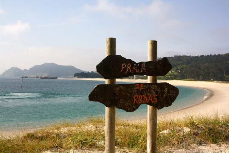 Playa de Rodas en las Islas Cíes